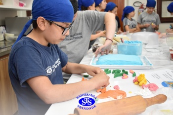 5º ano: doce estudo sobre as células em aula no Espaço Gourmet