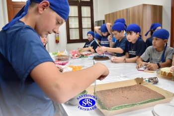 5º ano: doce estudo sobre as células em aula no Espaço Gourmet