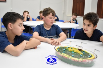 5º ano: doce estudo sobre as células em aula no Espaço Gourmet