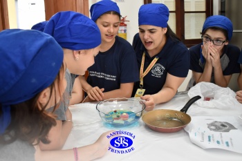 5º ano: doce estudo sobre as células em aula no Espaço Gourmet