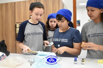 5º ano: doce estudo sobre as células em aula no Espaço Gourmet