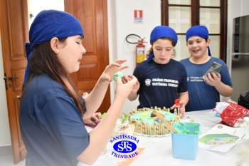 5º ano: doce estudo sobre as células em aula no Espaço Gourmet