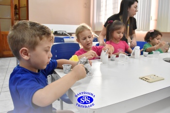 Infantil 4 desenvolve atividades que promovem o desenvolvimento de habilidades