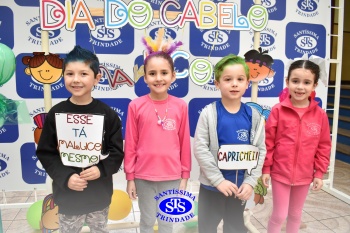 Desfile do Cabelo Maluco na Educação Infantil 