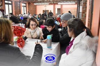 Infantil 5 comemora o Dia dos Avós com um bingo no Parque Franciscano STS