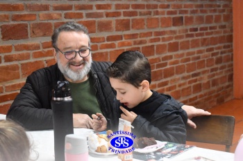 Infantil 5 comemora o Dia dos Avós com um bingo no Parque Franciscano STS