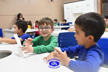 Alunos do 1º Ano desenvolvem habilidades com atividades lúdicas