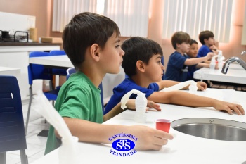 Alunos do 1º Ano desenvolvem habilidades com atividades lúdicas