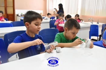 Alunos do 1º Ano desenvolvem habilidades com atividades lúdicas