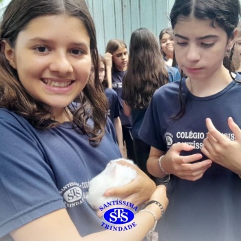 Estudantes conhecem o Sítio das Aves e têm contato com vários animais | 5º ano