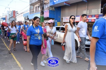  Caminhada Franciscana pela Paz reúne famílias para espalhar a paz e o bem